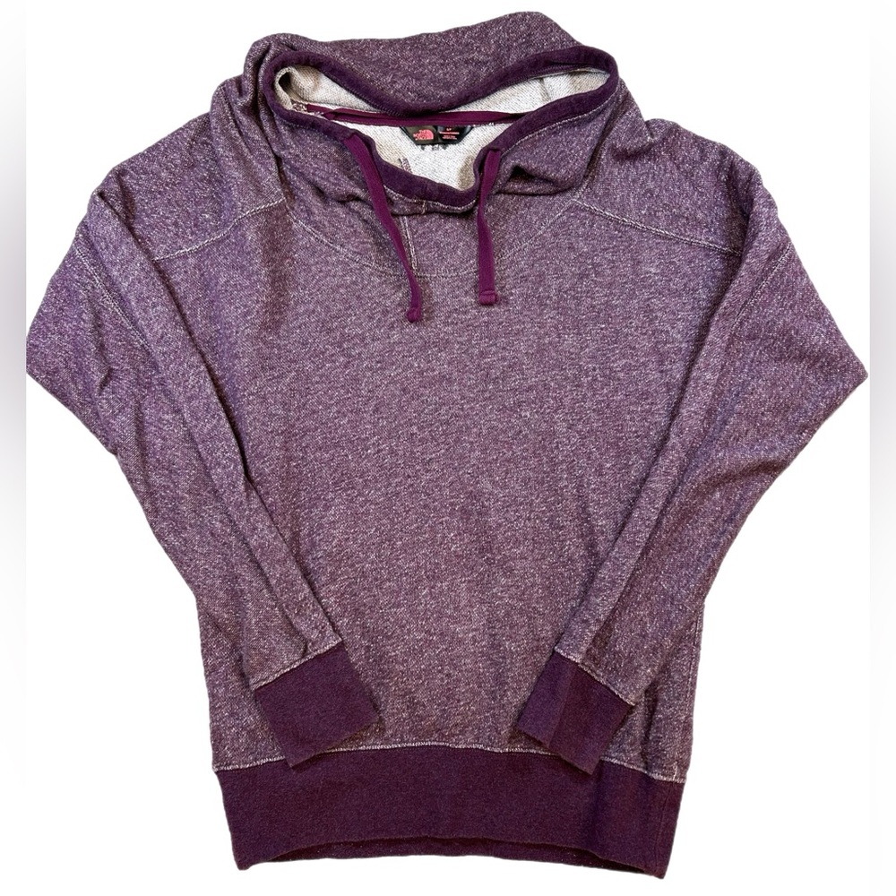 The North Face Women’s Cowl Neck Lightweight Sweatshirt-Small-Purple